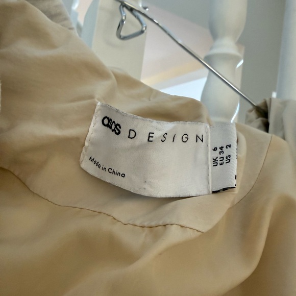 ASOS Cream Puffer Jacket - Picture 3 of 6